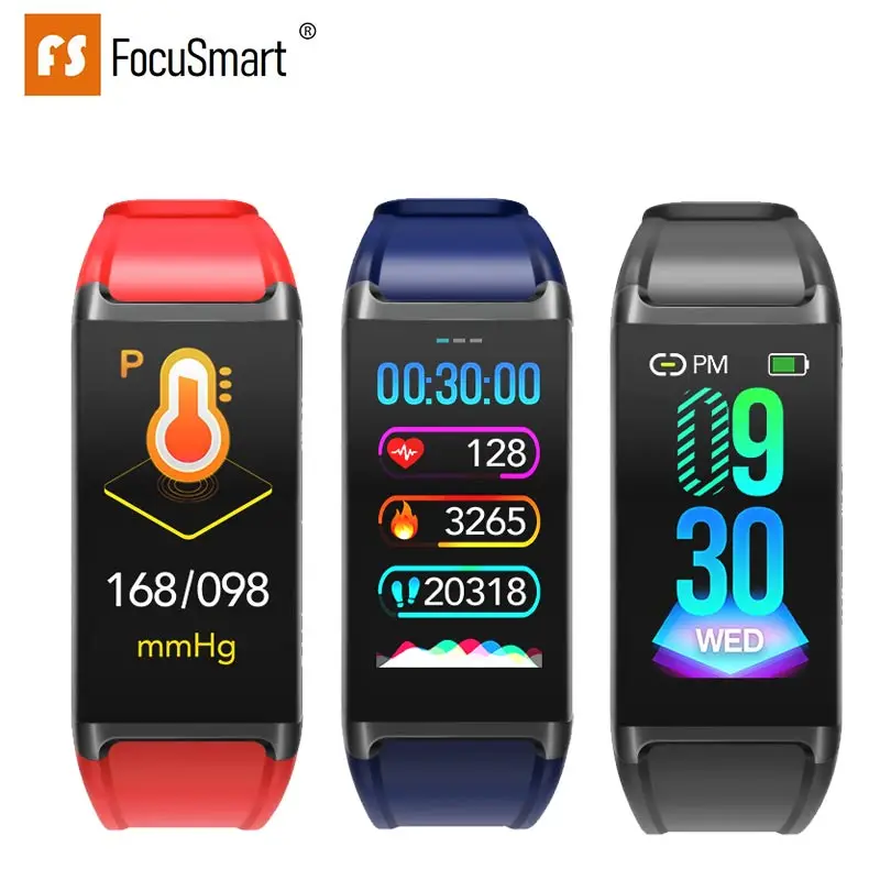 FocuSmart V1 Смарт Фитнес Водонепроницаемый Для мужчин браслет Цвет Экран сердечного