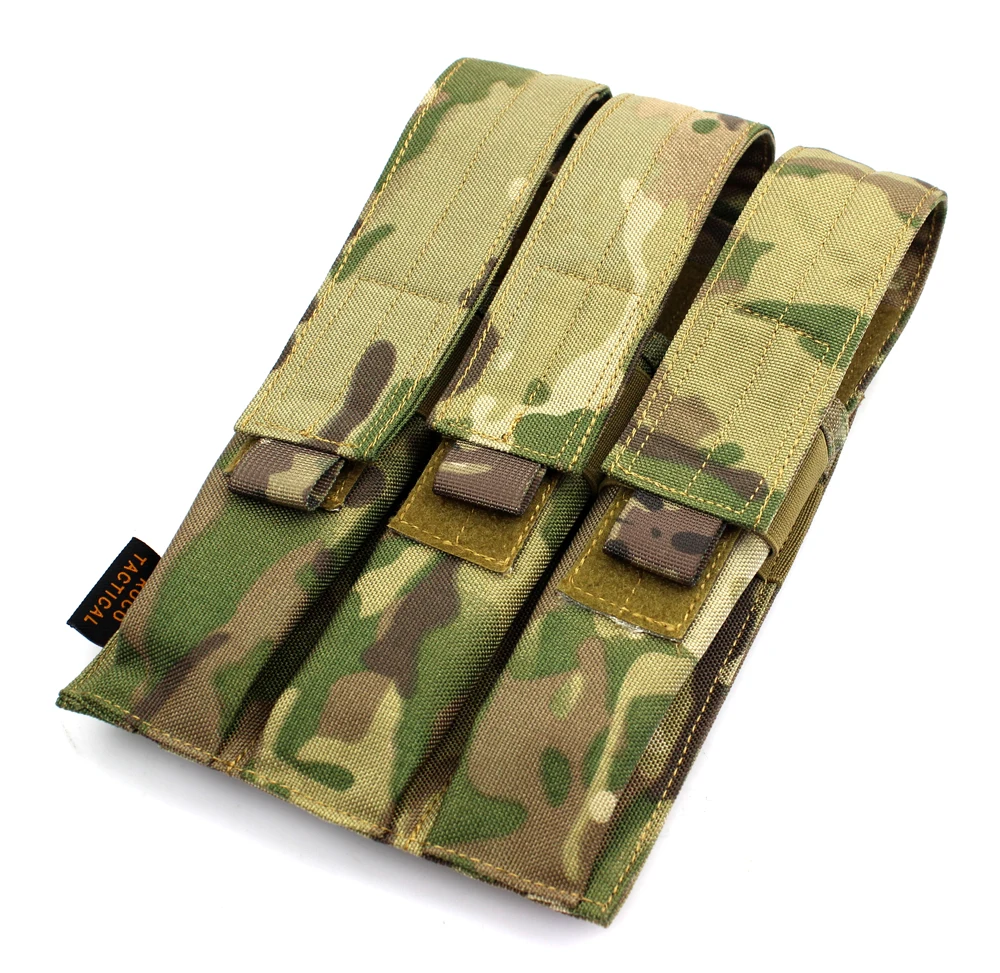 TTGTACTICAL Molle тактический тройной сумка для магазина пистолета KRISS MP7 Military