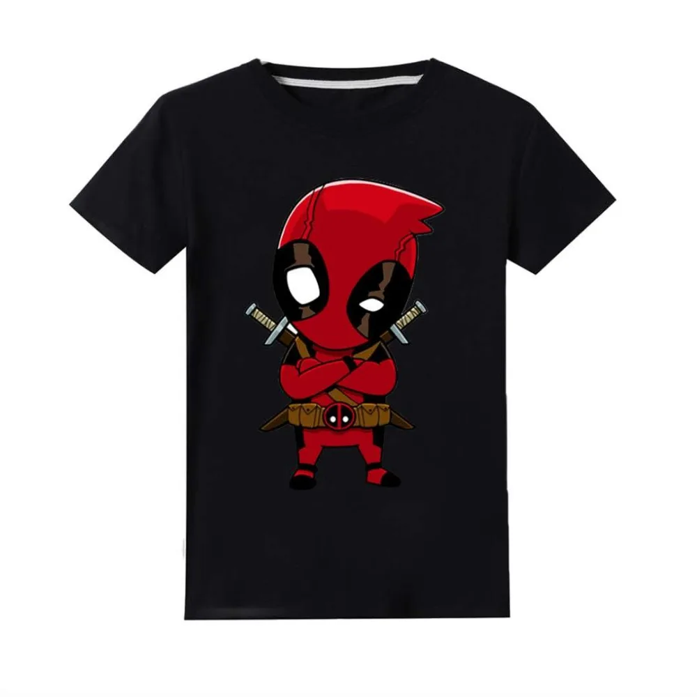 Футболка с забавными топами Deadpool Костюм Супермена для тематической вечеринки