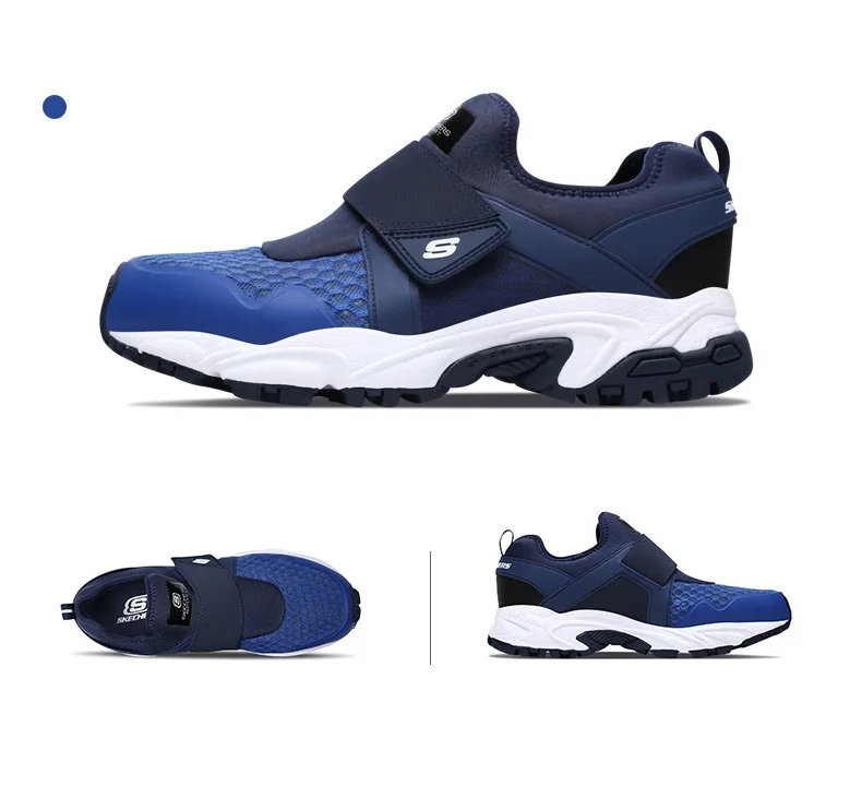 Skechers/Мужская обувь; удобные дышащие Брендовые мужские кроссовки на шнуровке; сезон осень-лето; zapatos hombre; 666046-BLK