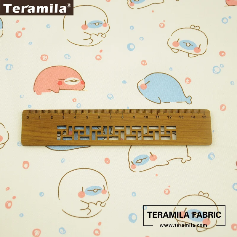 Teramila Cotton Fabric Cartoon Little Animals Designs Soft Material Tissue Handwork Quilting Pillow Dress Cloth Patchwork Tecido | Дом и сад
