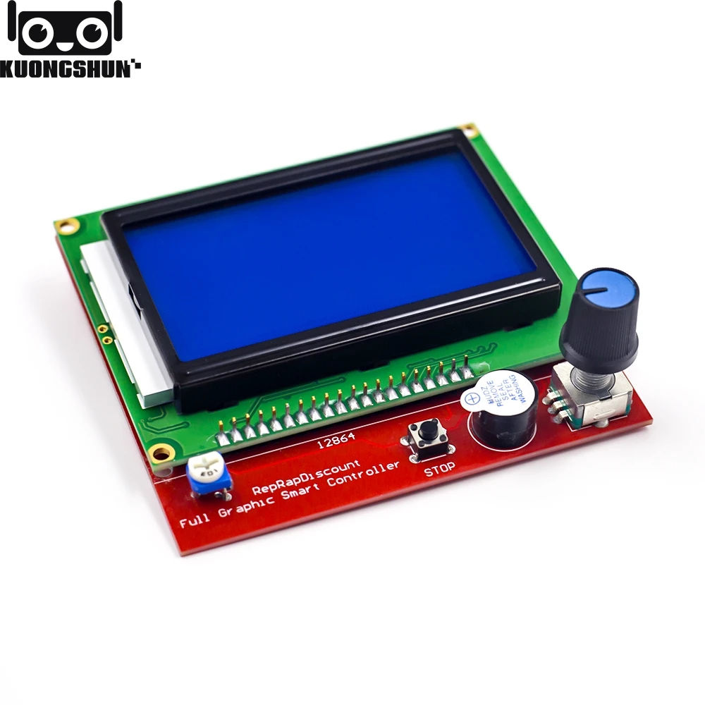 KUONGSHUN Full Graphic 12864 Smart control ler RAMPS 1,4 lcd 12864 lcd панель управления синий экран для 3d принтера