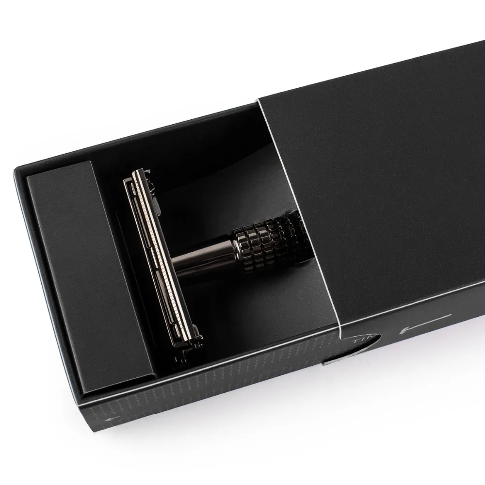 Бритва безопасная QSHAVE 8 7 см с короткой ручкой 5 лезвиями в подарок | Красота и