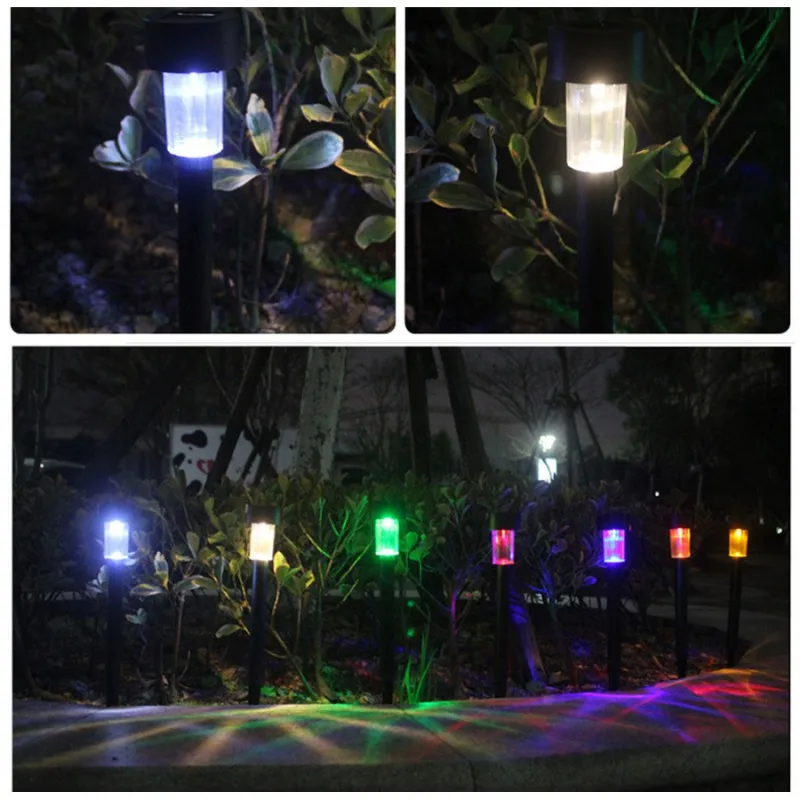 10 шт. Садовый Солнечный свет Солнечная панель LED Spike Spot LightLandscape Garden Yard Path лужайка