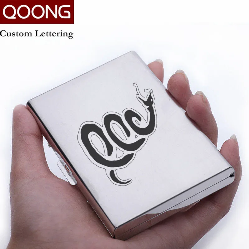 QOONG, 2 шт., нержавеющая сталь, бизнес, для мужчин и женщин, кредитный держатель для карт, ID карта, чехол, протектор, Rfid, для путешествий, металлический кошелек для карт, Carteira