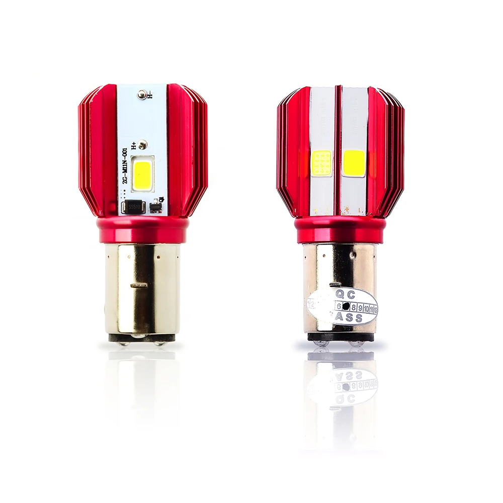 Creadvent BA20D светодиодный фонарь для мотоцикла COB H6 16 Вт 1700lm/1100lm Hi/Low Beam аксессуары фара для мотоцикла DC 12 В