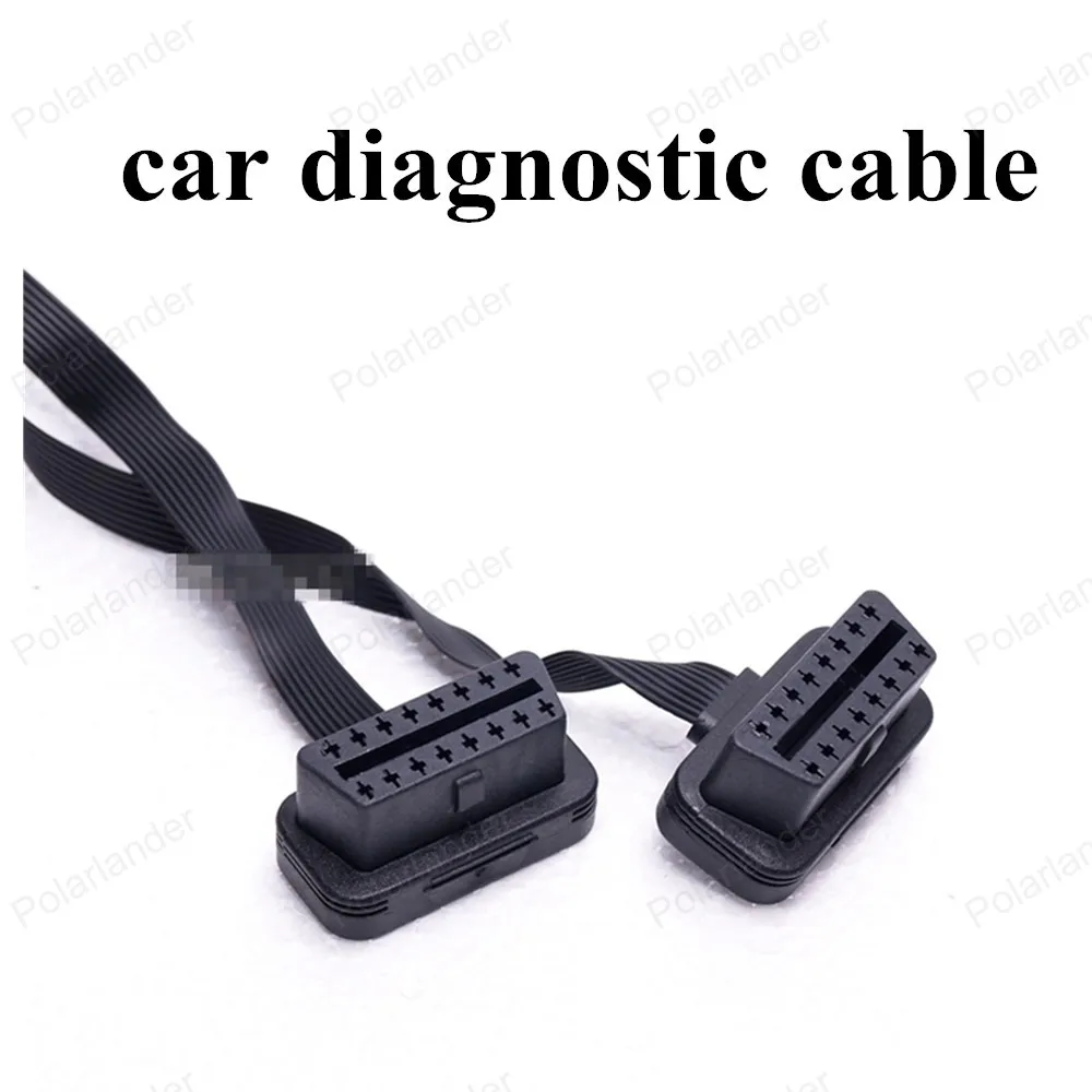 Горячая Распродажа стандартный кабель удлинитель OBD2 ELM327 штекер Двойной Женский Y