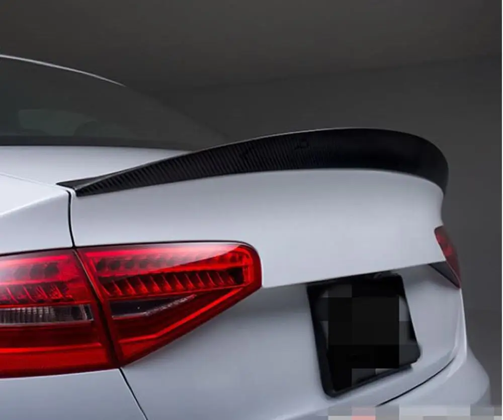 S4 A4 HK СТИЛЬ Задний спойлер из углеродного волокна крыло для Audi b8 5 4 дверь 2013