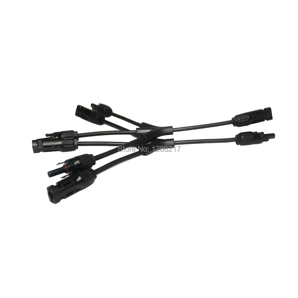 Соединитель солнечной батареи Y типа 1 на 3 пара|cable splitter|combinercombiner splitter |
