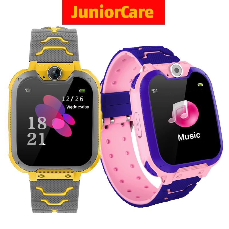 Умные часы дети SOS телефон музыкальные игра Smartwatch водонепроницаемые детские PK
