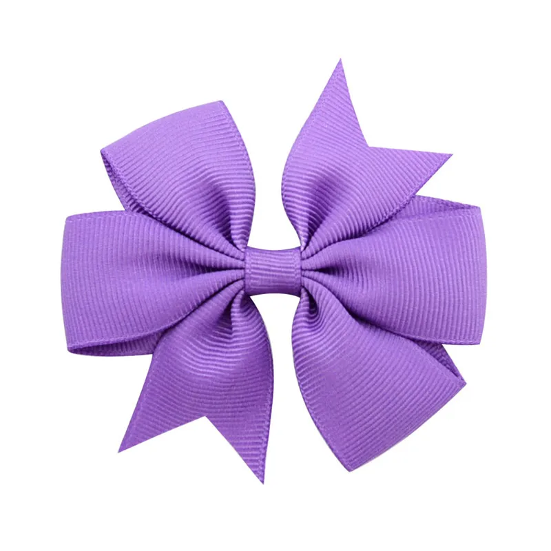20pcs/40pcs 3&quot Colors Grosgrain Ribbon Bows Clips Hairpin Girl's Hair Boutique Clip Headware Kids Accessories 564 | Детская