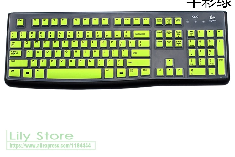 Для Logitech MK120 K120 Пылезащитная пленка силиконовая Механическая Беспроводная