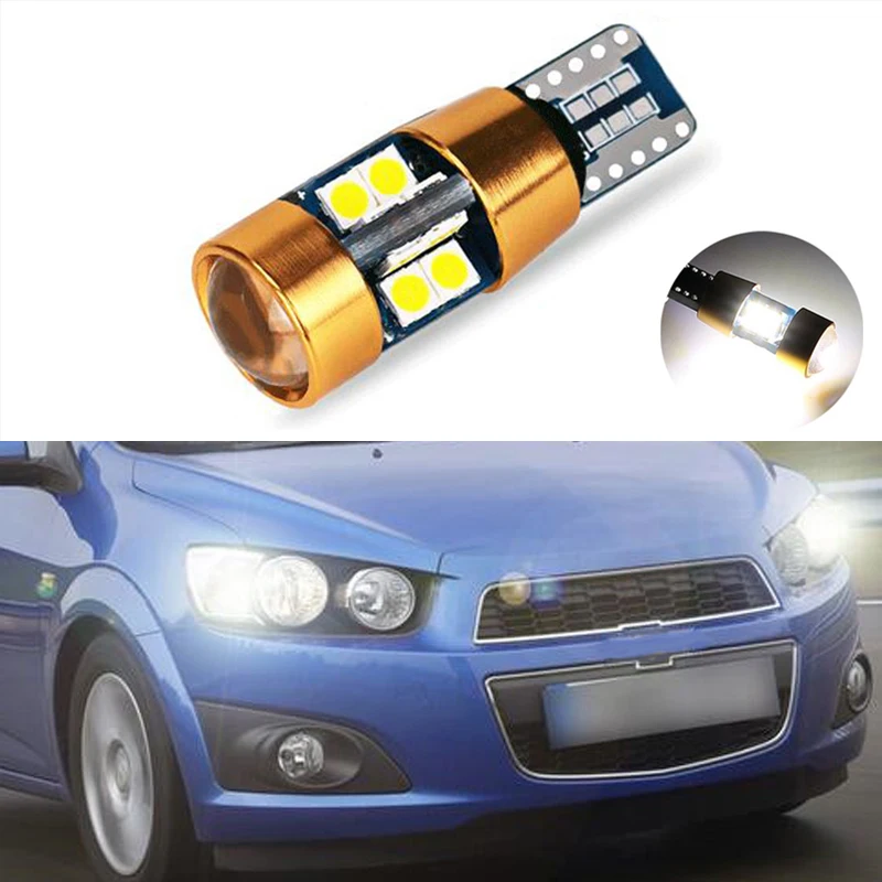 1x T10 LED W5W Samsung автомобильные габаритные лампы для Chevrolet Cruze Aveo Captiva Lacetti Sail Sonic Camaro |
