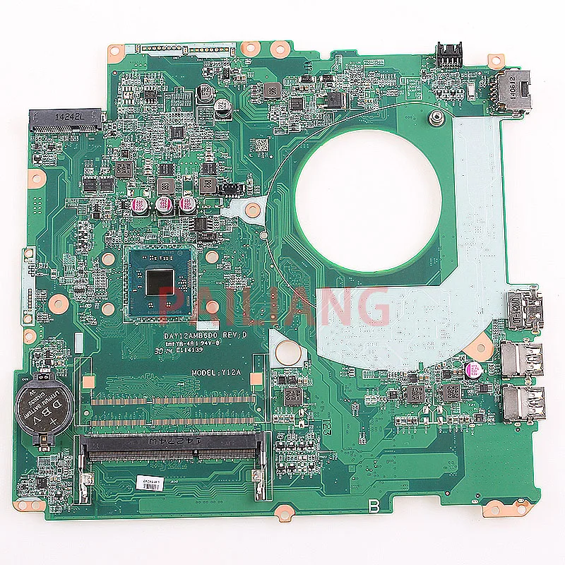 Материнская плата для ноутбука HP 17 F PC материнская 766480 001 DAY12AMB6D0 full tesed