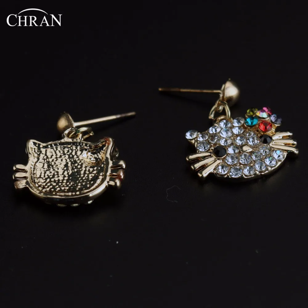 Женские серьги CHRAN Золотой пирсинг ювелирные изделия милые дизайнерские