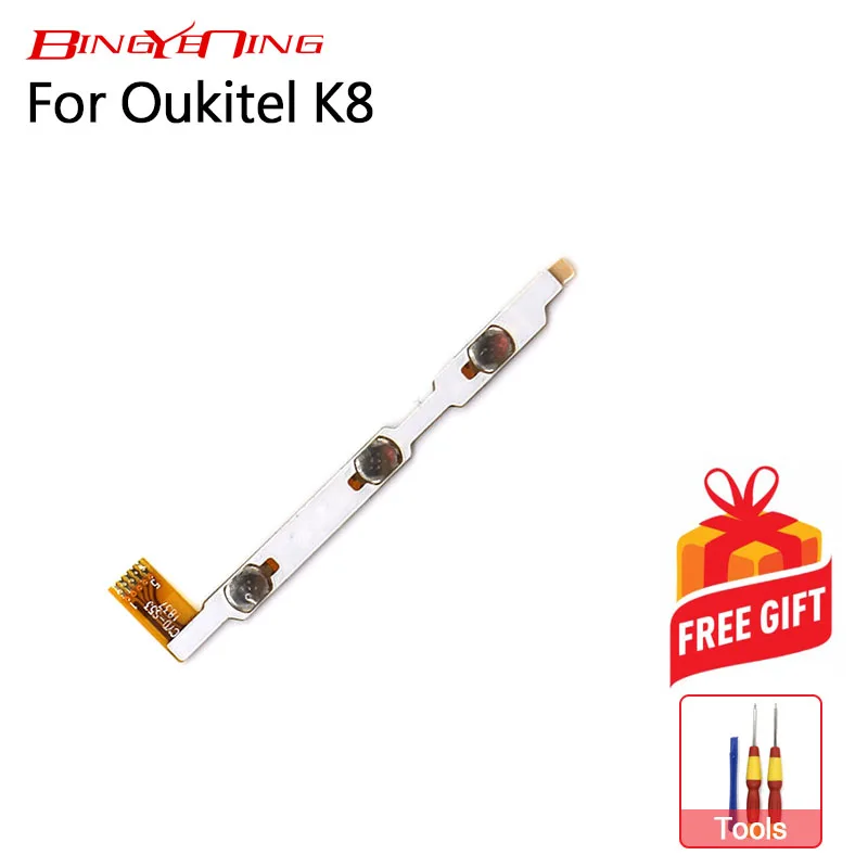 BingYeNing новый оригинальный основной кабель для Oukitel K8 кнопка вкл./выкл. + Кнопка