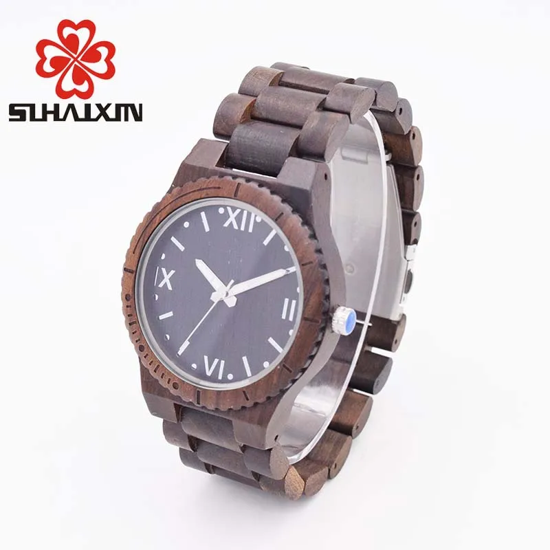 SIHAIXIN деревянные мужские часы Топ бренд Роскошные клен кварцевые Heren Horloge Новое