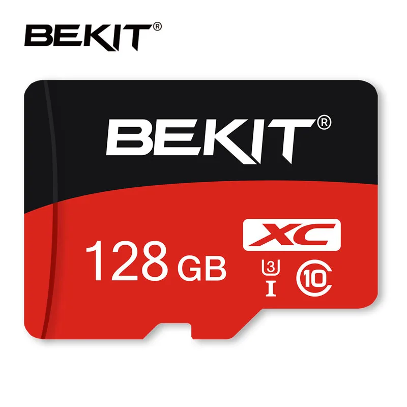 Карта памяти Bekit 100% оригинал класс 10 U1 U3 TF SD карта Mini Flash TF/SD для телефона 256 ГБ 128 64 32