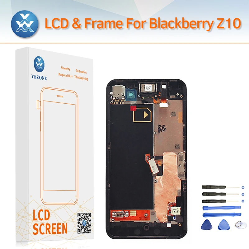 AAA Замена ЖК дисплей для Blackberry Z10 4 г 3g версия Дисплей Сенсорный экран планшета