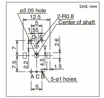 [VK] ALPS EC11G1560414 30 positioned 15 pulse encoder switch blade shaft 20mm without the press | Обустройство дома
