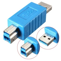 10pcs usb3 0 type a male to type b male plug adapter converter for pc printer