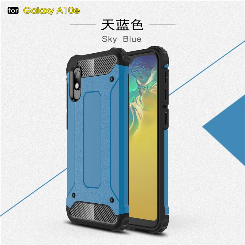 Чехол для Samsung Galaxy A10e TPU + PC ударопрочный гибридный защитный чехол телефона
