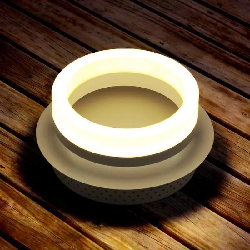 1 3 шт. домашние офисные светодиодные рабочие огни входные кольцевые светильники