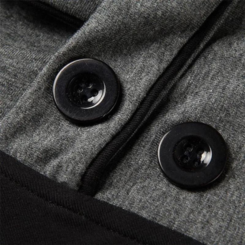 

2018 Men Spring Autumn Patchwork Shirts Fashion Casual Male Slim Large Size Long Sleeve T-Shirts M-4XL