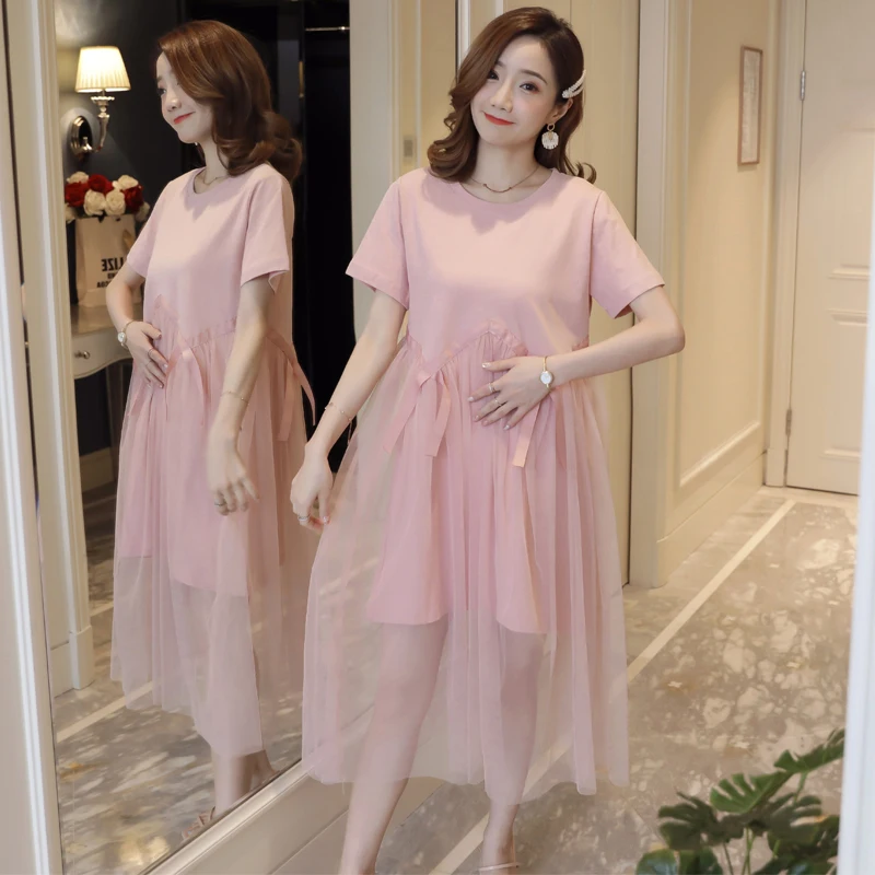 Беременным женщинам Vestidos платье для женщин беременность летняя 2020 в Корейском