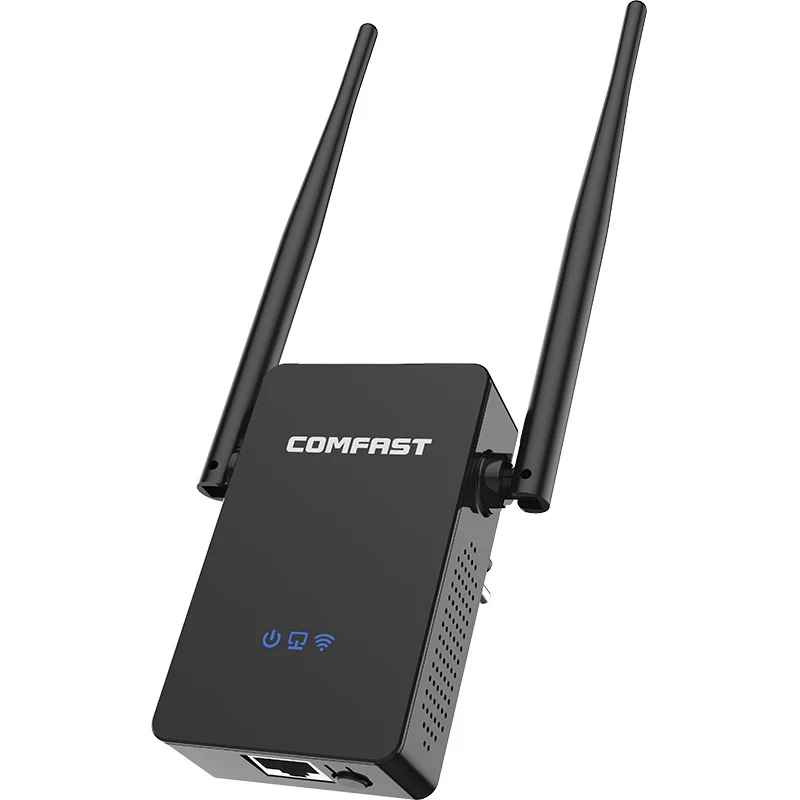 Comfast 750Мбит/с Беспроводной WiFi Расширитель/Репитер/Маршрутизатор Двухдиапазонный Усилитель Дальности Сигнала 2*5дБи Внешние Антенны