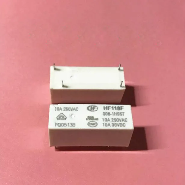 

Реле 6 В HF118F 006-1HS5T HF118F0061HS5T 6 В 6 В постоянного тока 6 В 4 контакта