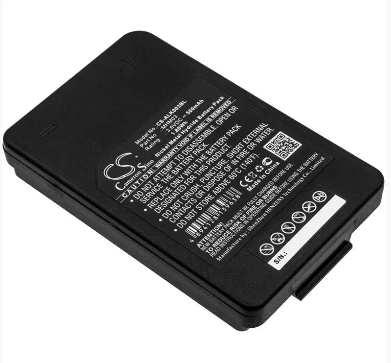 

Cameron Sino 500mah battery for AUTEC LK NEO MHM03 R0BATT00E11A0 Crane Remote Control Battery Ni-MH 12 Months Warranty