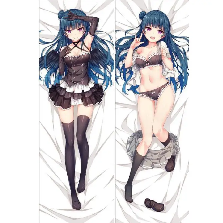 Горячая японская Косплей Аниме Любовь Live Yoshiko Tsushima Throw Otaku Dakimakura подарки постельные принадлежности длинная подушка для объятий чехол 150x50 см