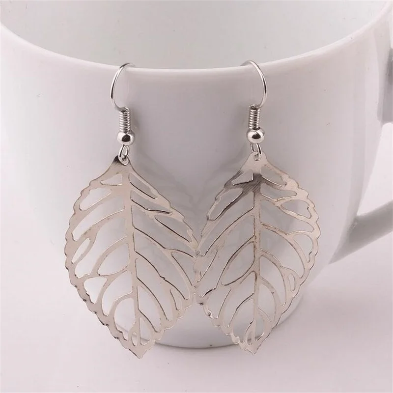 Серьги в виде листьев Kolczyki Pendientes Oorbellen Brincos для женщин Earing Earings Mujer Aretes De Dangle Fashion
