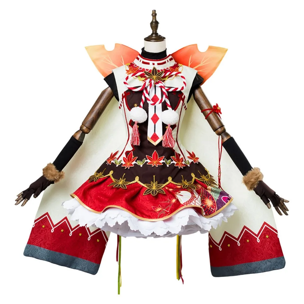 Костюм для косплея Love Live!Lovelive Aqours Ёсико Цусима осенний костюм кимоно платье|lovelive