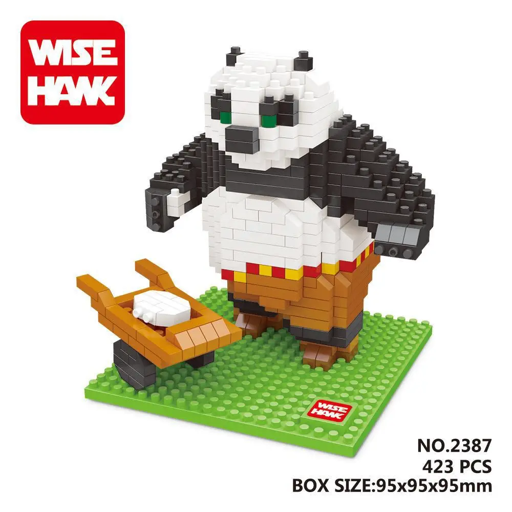 Wisehawk микро блоки Алмаз Мини минуты строительные игрушки панда Главная