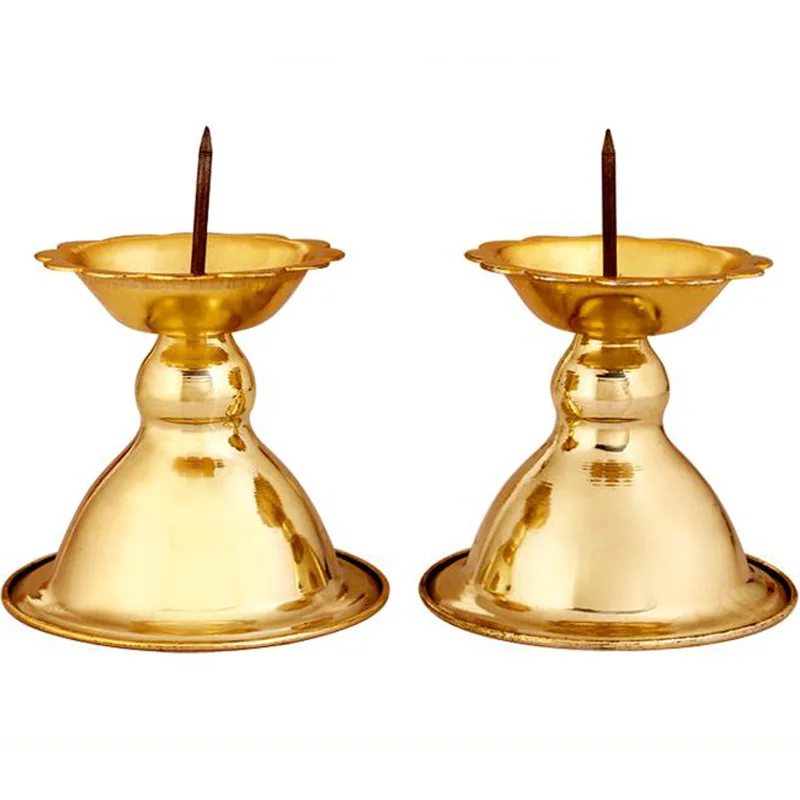 2 шт./лот металлический Votive подсвечник Lotus ретро подсвечники для ежедневной