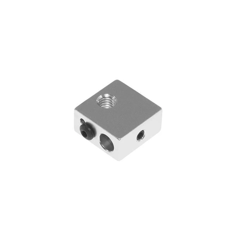 type B Аксессуары для 3D принтера нагревательный блок MK7 MK8 специальный печатающая головка с подогревом алюминиевый блок MK8 экструдер - Color: type B