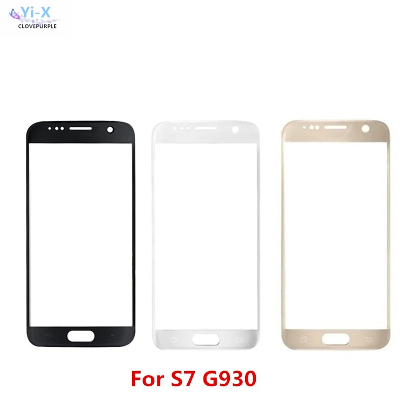 Touch screen For Samsung Galaxy S7 G930 G9300 Front Outer Glass Top Lens Screen Panel | Мобильные телефоны и аксессуары