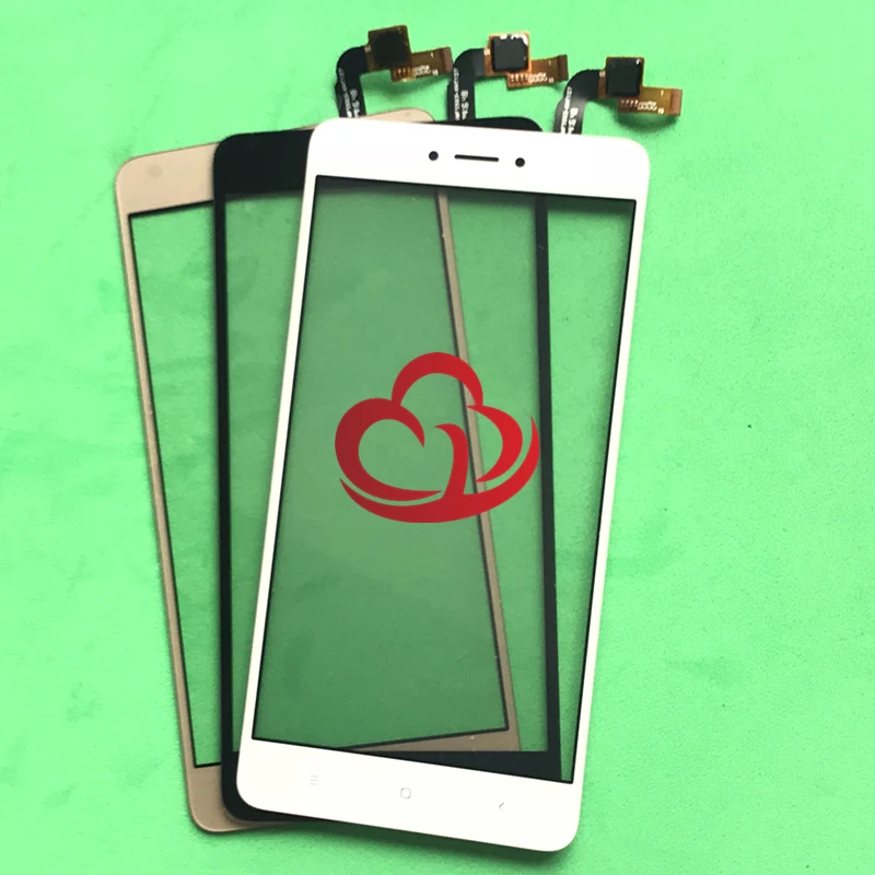 10 шт. Замена ЖК переднего сенсорного экрана Стекло Внешний объектив для Xiaomi Redmi Note 4x/Note4X