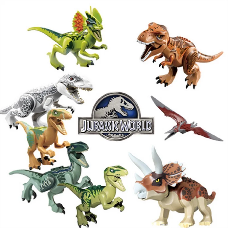 1 шт. Продажа динозавров парка Юрского периода Pterosauria Triceratops Indomirus T-Rex мир фигурки
