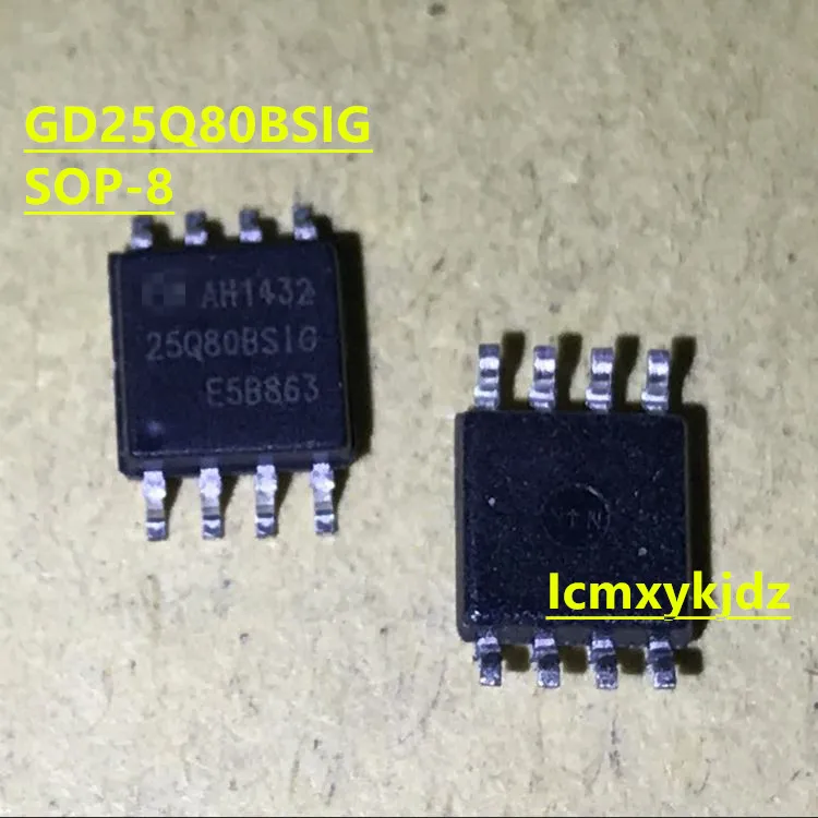 1 шт./лот GD25Q80BSIG 25Q80BSIG 8mbit SPI FLASH SOP-8 новый оригинальный товар быстрая доставка |