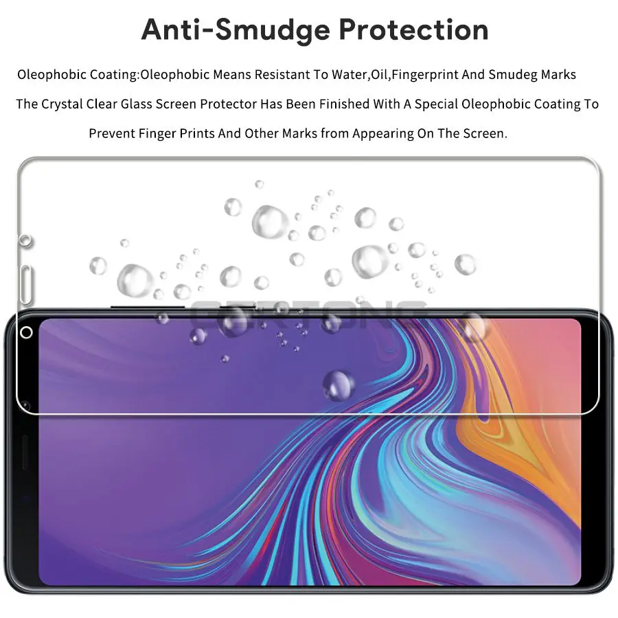 Прозрачное закаленное стекло для Samsung A8 A9 Star Lite Защита экрана Galaxy J7 Prime s A7 A6 plus 2018