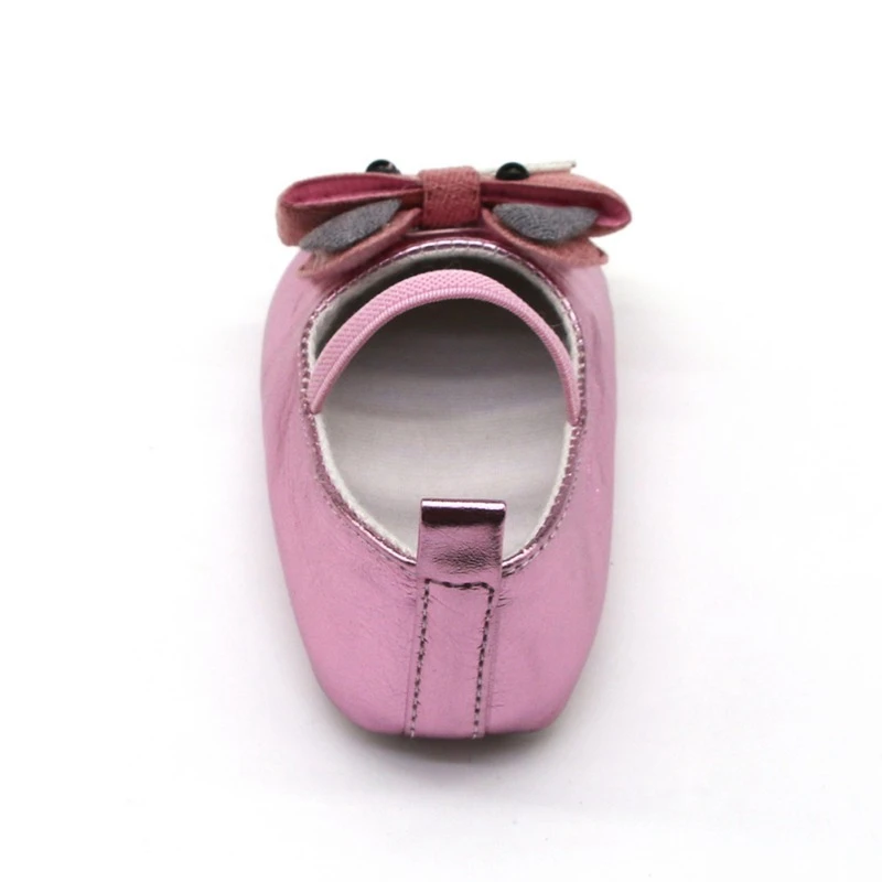 

Baby Girls First walkers shoes PU Leather Shoes Girl Kid Moccasins First Walker Cute Cat Soft Soled Non-slip Footwear Crib Shoes