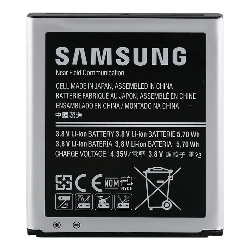 Оригинальный аккумулятор samsung для Galaxy Ace 4 Lite G313 G313H S7898 G318H G313M I8190 J1 mini prime 1500 мАч EB