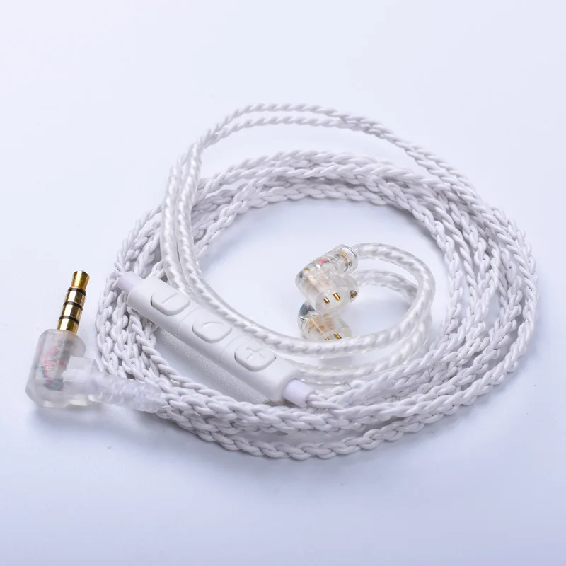 0 75 мм 2 pin кабель для logitech UE18 11pro 10pro 7pro 4pro Наушники DIY Замена бескислородная Медь