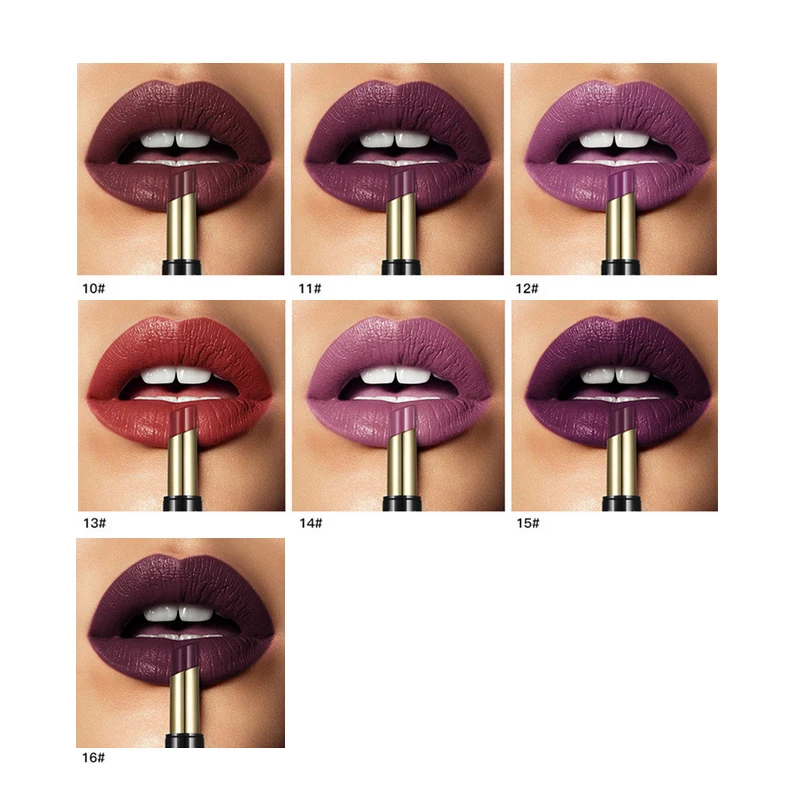 

Pudaier Double-end Lip Nude Lips Lipstick 2 in 1 Pencil Waterproof Long Lasting Tint Sexy Red Lip Stick Matte Liner Pen Brand
