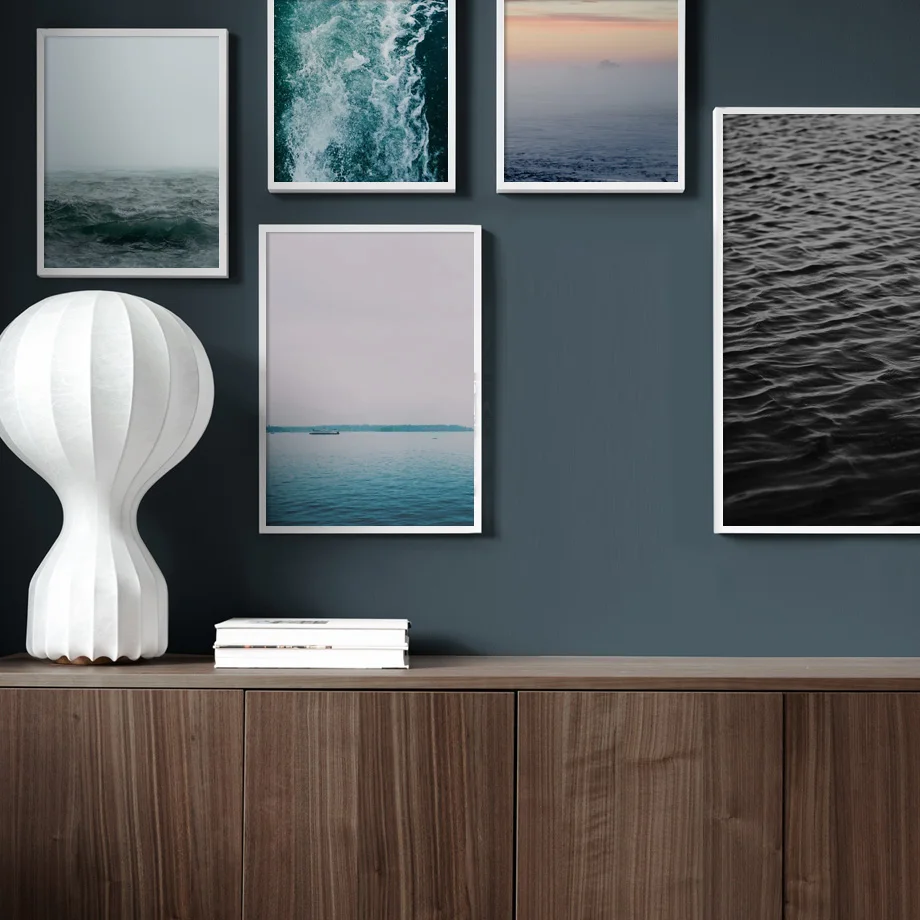 

Gohipang Sea Ocean Wave Landscape Wall Art Canvas Painting Nordic Posters And Prints Wall Pictures For Living Room Bedroom Home