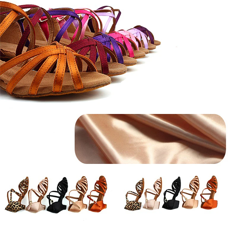 Туфли женские атласные для бальных танцев на каблуке 3 5/4 5 см|latin dance shoes|dance shoesballroom