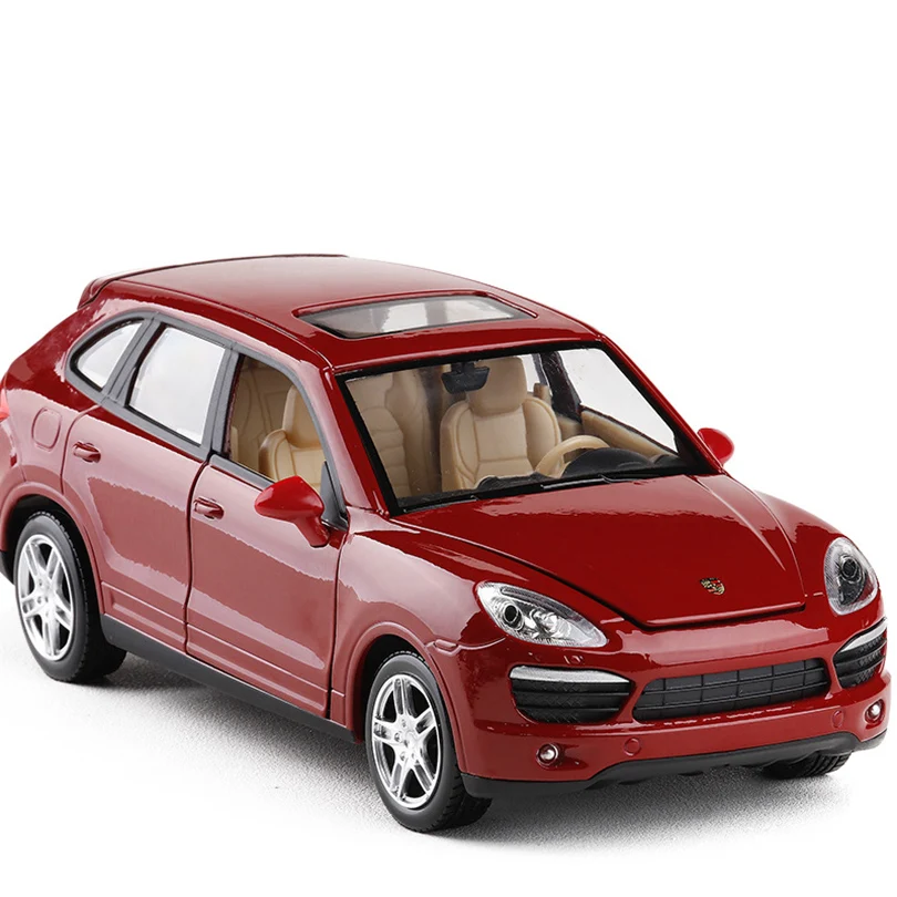 1/24 моделирование Cayenne SUV игрушка бронированный автомобиль модель сплав детская игрушка Подлинная Лицензионная коллекция подарок акустооптика